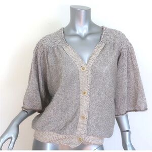 DRIES VAN NOTEN SHORT SLEEVE CARDIGAN Sz M #1